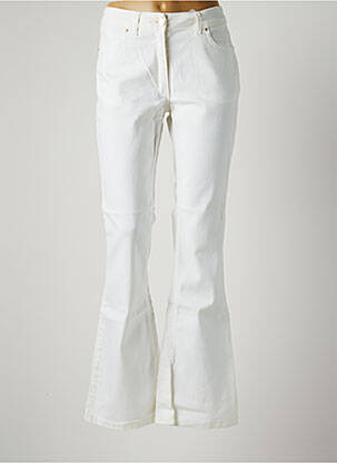 Pantalon droit blanc AQUAJEANS pour femme