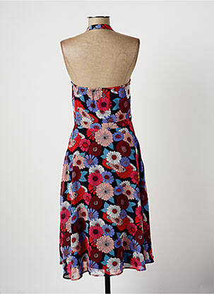 Robe mi-longue imprimé fleurs sans manche bleu MOLLY BRACKEN femme