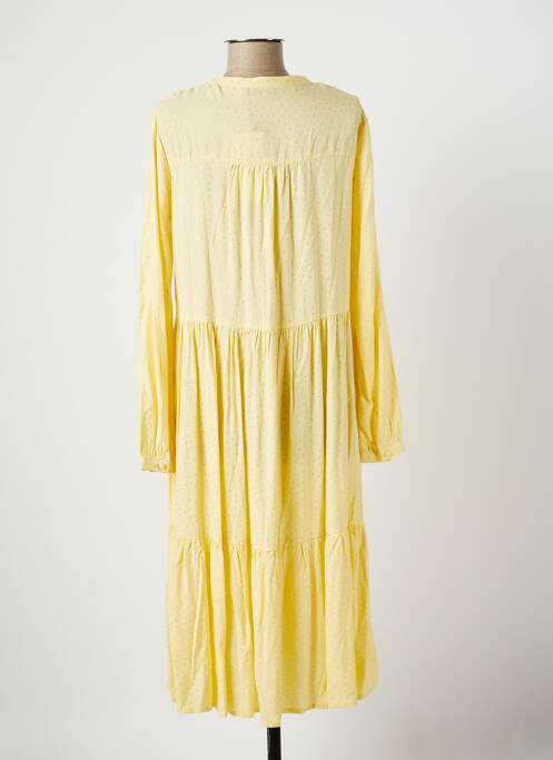 Robe mi-longue jaune B.YOUNG pour femme