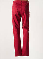 Jeans coupe slim rouge QUATRE VINGT JOURS pour femme seconde vue