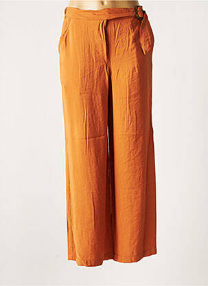 Pantalon orange LOLA ESPELETA pour femme