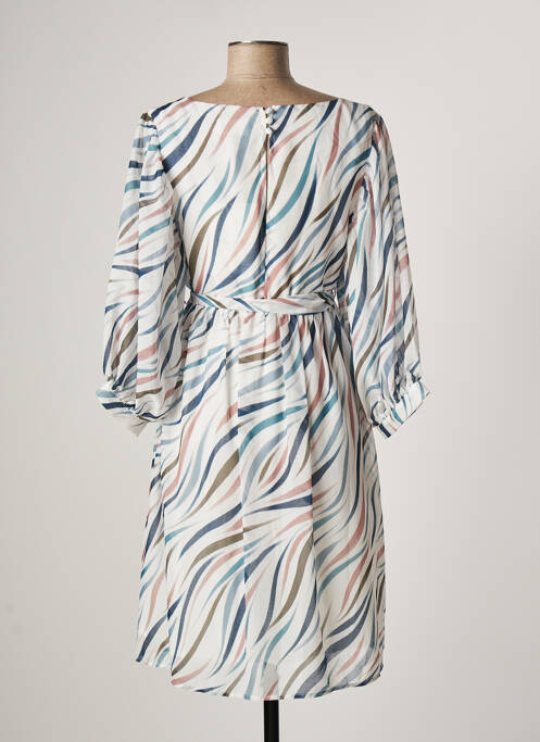 Robe mi-longue blanc MOLLY BRACKEN pour femme