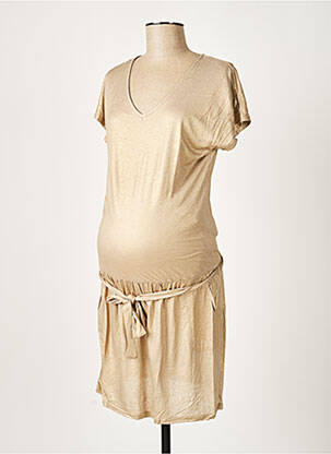 Robe maternité stretch beige COLLINE femme