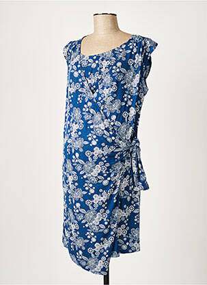 Robe maternité stretch bleu COLLINE femme