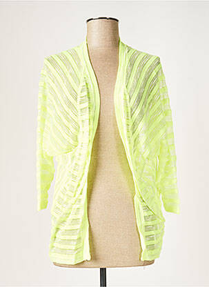 Gilet manches longues resserrée sur le bas jaune O'NEILL femme