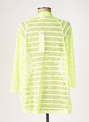 Gilet manches longues col châle jaune O'NEILL femme