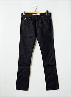 Jeans coupe slim tissage brut taille normale noir APRIL 77 femme