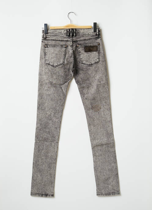 Jeans coupe slim gris APRIL 77 pour femme