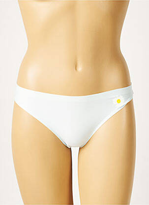 Tanga micro fibres bleu HANA femme