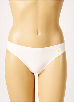 Tanga micro fibres rose HANA femme