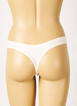 Tanga micro fibres rose HANA femme