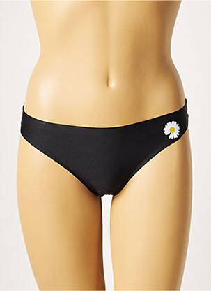 Tanga micro fibres noir HANA femme