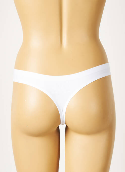 Tanga blanc HANA pour femme
