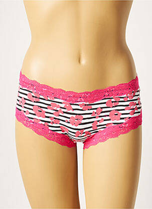 Shorty stretch rose LUNNA femme
