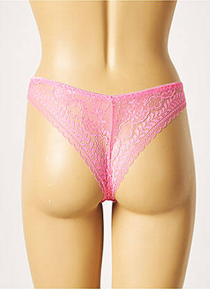 Culotte tissage satiné rose ROSA JUNIO femme