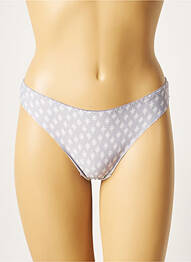 Culotte tissage satiné gris ROSA JUNIO femme