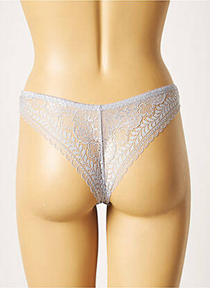 Culotte tissage satiné gris ROSA JUNIO femme