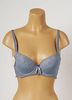 Soutien-gorge haut soutien-gorge push-up haut soutien-gorge push-up bleu HANA femme