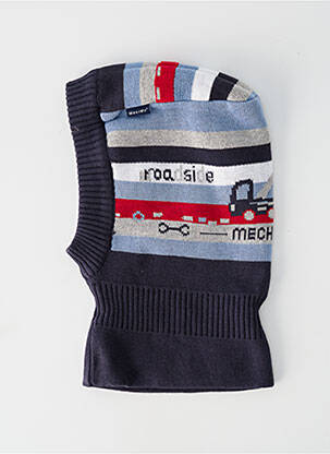 Bonnet imprimé fantaisie bleu MAXIMO garçon