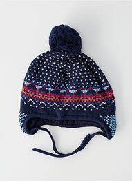 Bonnet imprimé fantaisie bleu MAXIMO garcon