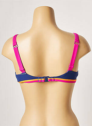 Haut de maillot de bain haut triangles haut triangles bleu BELCOR femme