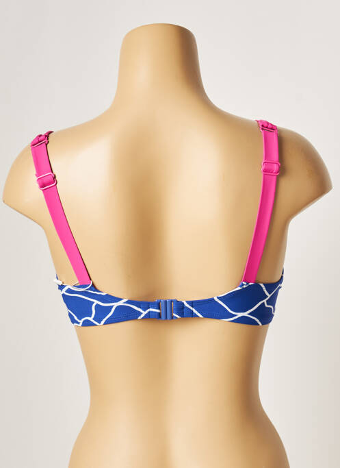 Haut de maillot de bain bleu BELCOR pour femme