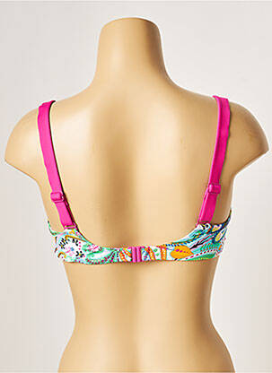 Haut de maillot de bain stretch haut soutien-gorge emboitant rose BESTFORM femme