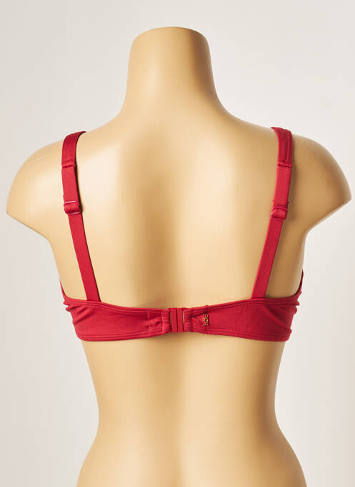 Haut de maillot de bain stretch haut soutien-gorge emboitant rose LOU femme