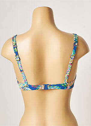 Haut de maillot de bain haut soutien-gorge moulé haut soutien-gorge moulé bleu BELCOR femme