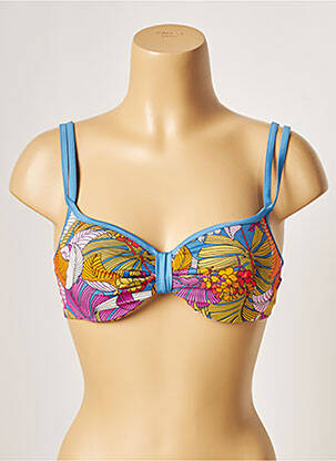 Haut de maillot de bain haut soutien-gorge moulé haut soutien-gorge moulé rose BELCOR femme