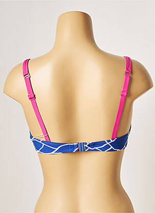 Haut de maillot de bain haut soutien-gorge moulé haut soutien-gorge moulé bleu BELCOR femme