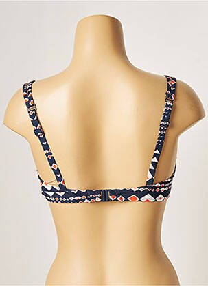 Haut de maillot de bain haut soutien-gorge moulé haut soutien-gorge moulé bleu BELCOR femme