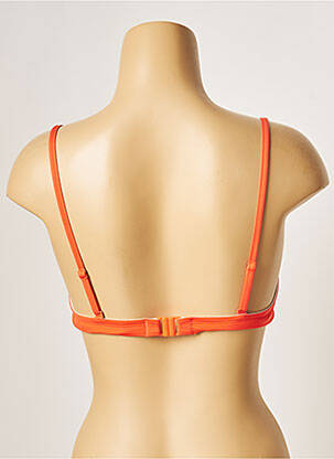 Haut de maillot de bain bretelles élastiquées ajustables haut soutien-gorge balconnet orange CHERRY BEACH femme