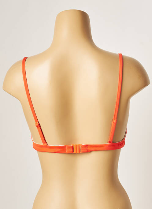 Haut de maillot de bain orange CHERRY BEACH pour femme