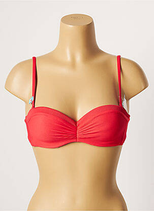 Haut de maillot de bain haut bandeau haut bandeau orange CHERRY BEACH femme