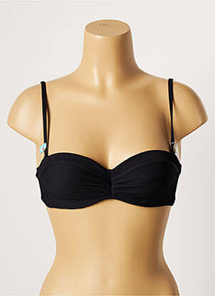 Haut de maillot de bain haut bandeau haut bandeau noir CHERRY BEACH femme