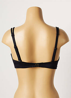 Haut de maillot de bain stretch haut bandeau noir BELCOR femme