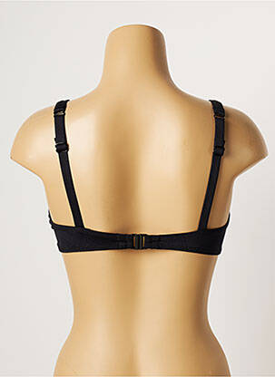 Haut de maillot de bain stretch haut soutien-gorge emboitant noir BELCOR femme