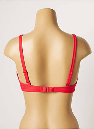 Haut de maillot de bain stretch haut soutien-gorge emboitant rose CHERRY BEACH femme