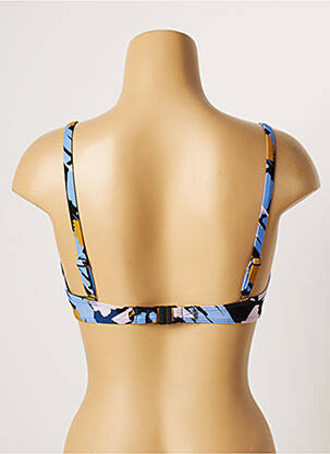 Haut de maillot de bain stretch bleu LOU femme