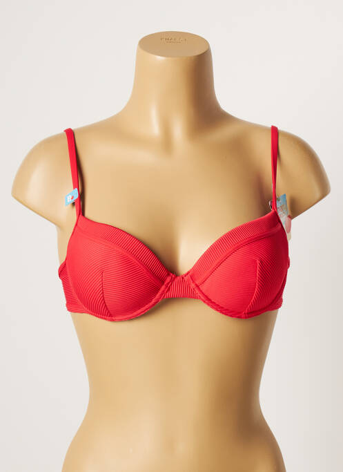 Haut de maillot de bain stretch haut soutien-gorge moulé rose CHERRY BEACH femme