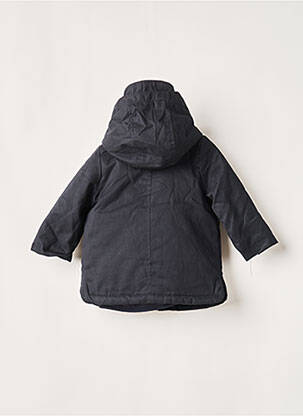 Doudoune poches a capuche noir IKKS fille
