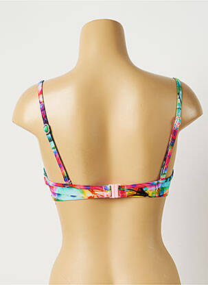 Haut de maillot de bain stretch haut soutien-gorge moulé bleu SEAFOLLY femme