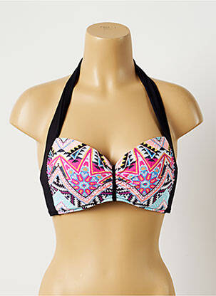 Haut de maillot de bain stretch haut soutien-gorge push-up rose SEAFOLLY femme