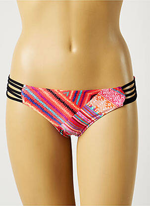 Bas de maillot de bain imprimé fantaisie culotte rose SEAFOLLY femme
