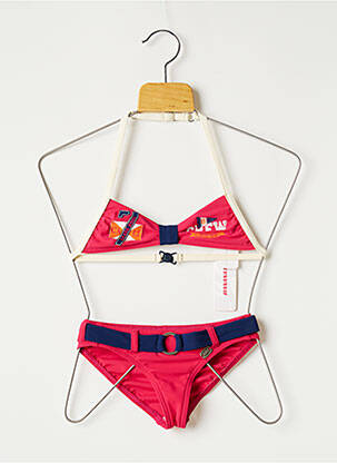 Maillot de bain 2 pièces stretch rose BANANA MOON fille