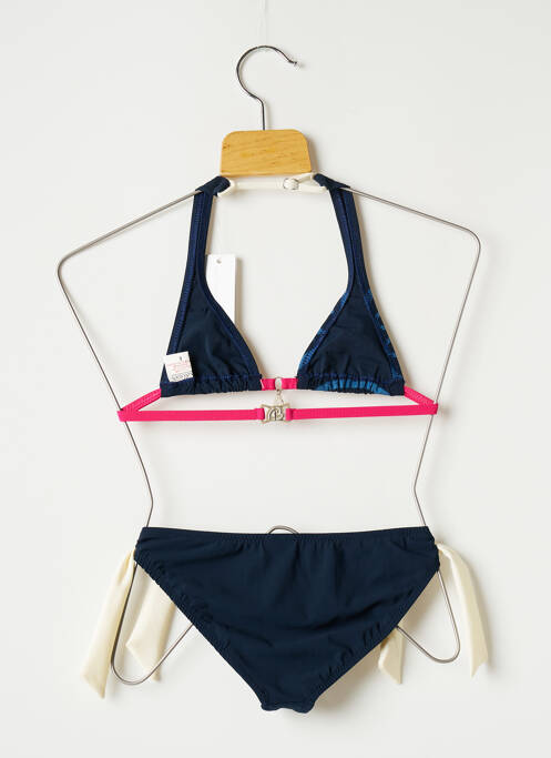 Maillot de bain 2 pièces bleu BANANA MOON pour fille