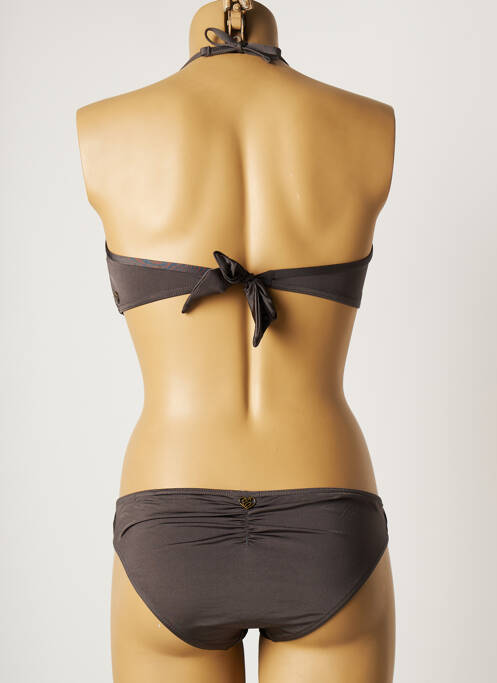 Maillot de bain 2 pièces gris BANANA MOON pour femme