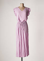 Robe longue violet ICHI pour femme seconde vue