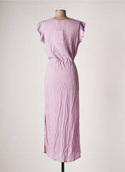 Robe longue violet ICHI pour femme seconde vue